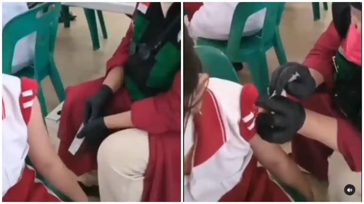 VIRAL Dokter Diduga Suntikkan Vaksin Kosong ke Siswi SD di Medan, 3 Orang Diperiksa Polda Sumut