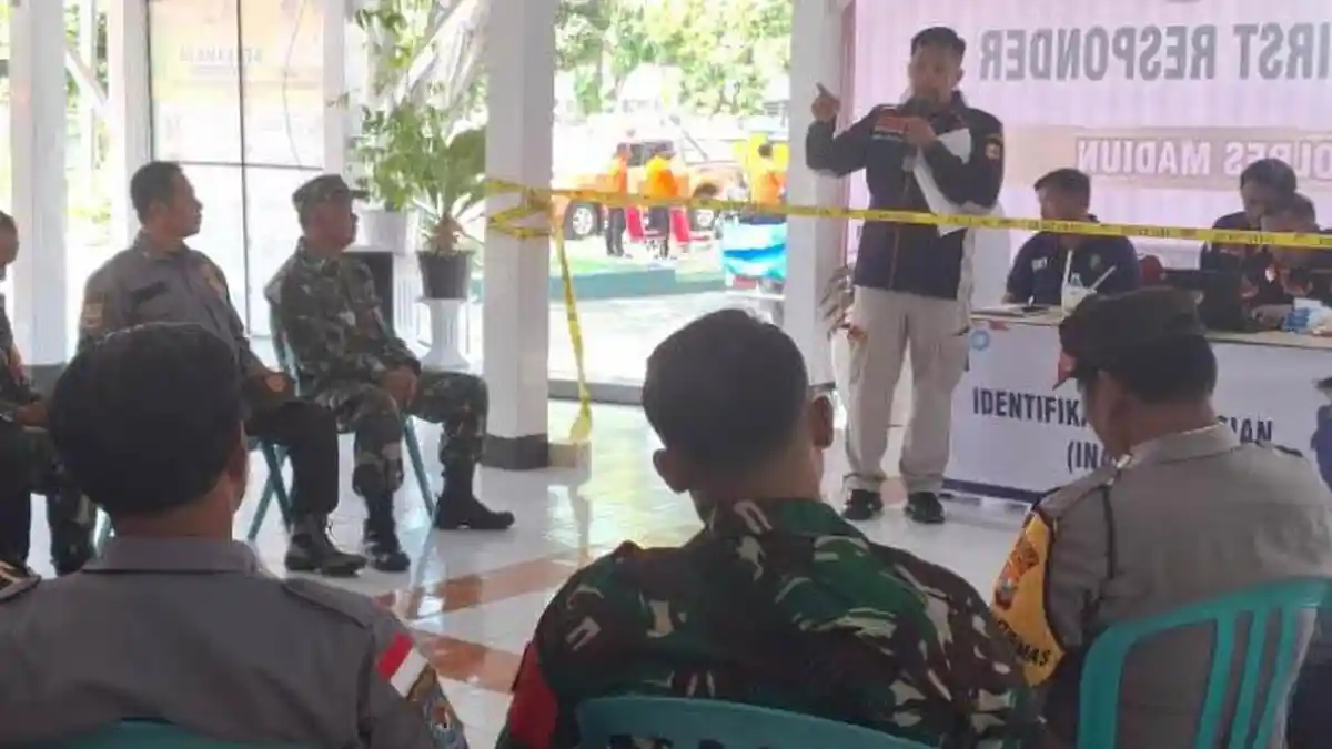 Coaching Clinic First Responder, Polres Madiun Perkuat Respons Kedaruratan Sampai Tingkat Desa