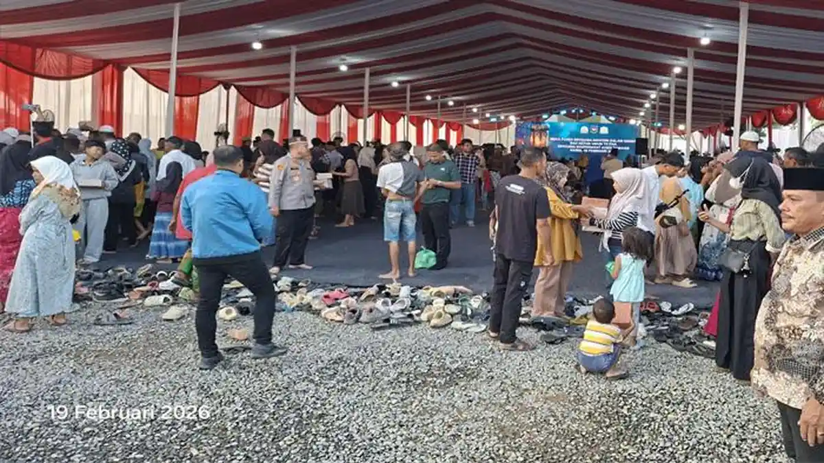 Buka Puasa Pertama di Huntara Dipadati Warga, Mendagri Dijadwalkan Hadir