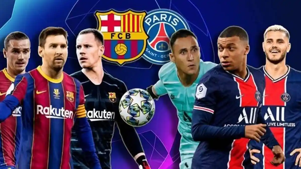 LIVE STREAMING SCTV, Barcelona vs Paris Saint-Germain (PSG), Liga Champions, Akses Link di Sini