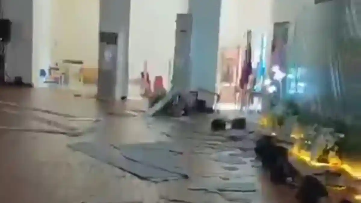 Auditorium Untad Rusak, Plafon Ambruk Usai Gempa M 6,7 Guncang Palu
