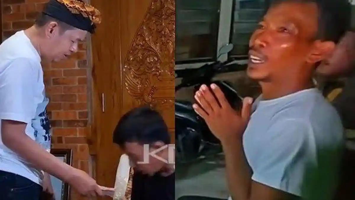 Dakiman Bersujud Minta Maaf ke Dedi Mulyadi, Sebelumnya Viral Siram Air