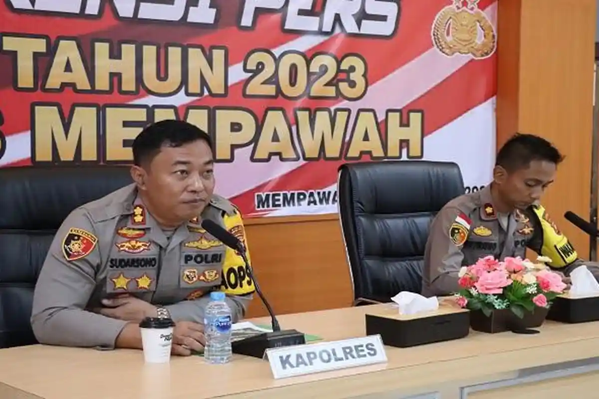 Tindak Kejahatan di Mempawah Sepanjang 2023 Alami Penurunan Dibanding 2022