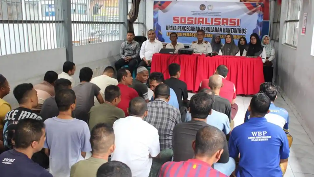 Dinkes Kunjungi Lapas Bireuen, Sosialisasikan Pencegahan Hantavirus bagi Warga Binaan