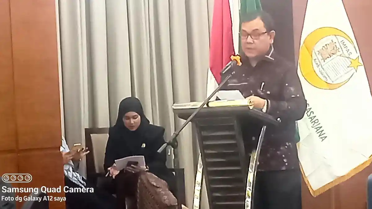Pj Gubernur Aceh Achmad Marzuki Buka Seminar Nasional IMPAS Jakarta