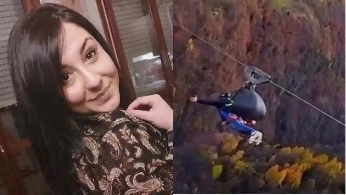 Detik-detik Wanita Jatuh dari Flying Fox Setinggi 18 Meter dengan Kecepatan 120 Km/Jam, Tali Rusak!