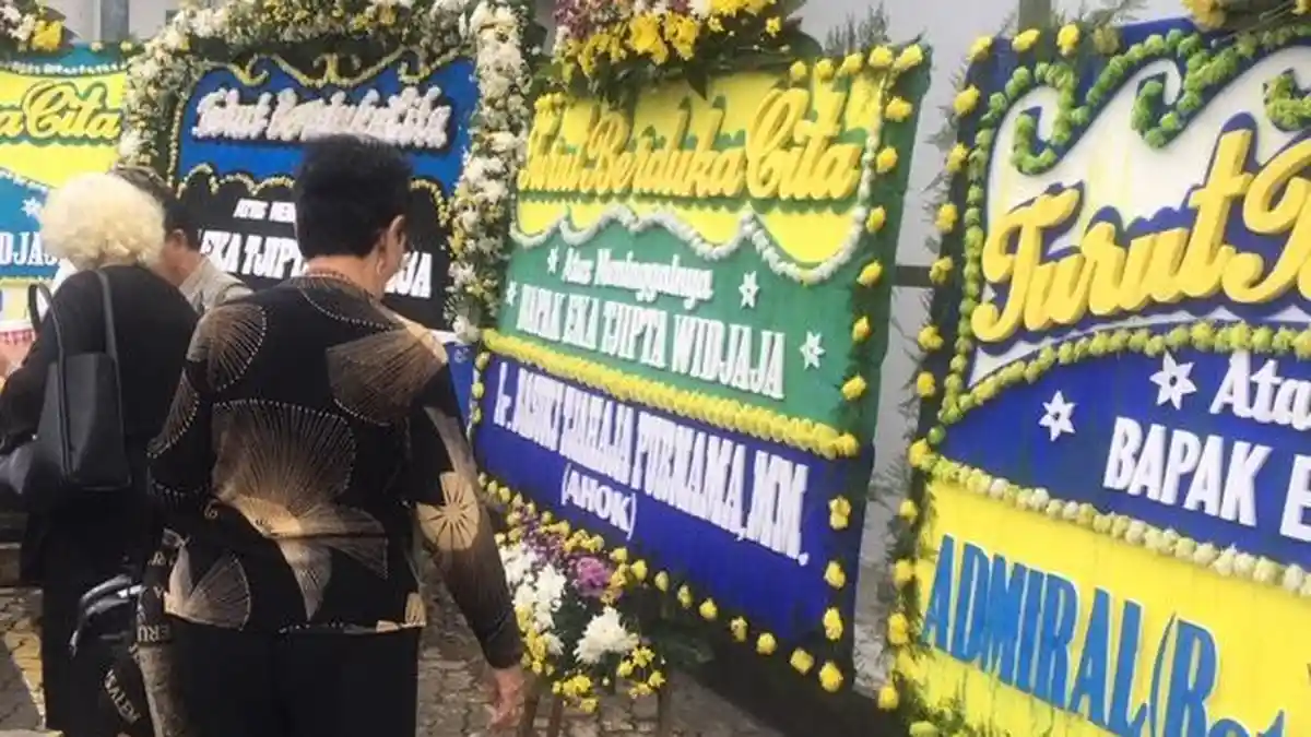 Anies Hingga Ahok Kirim Karangan Bunga untuk Almarhum Eka Tjipta Widjaja