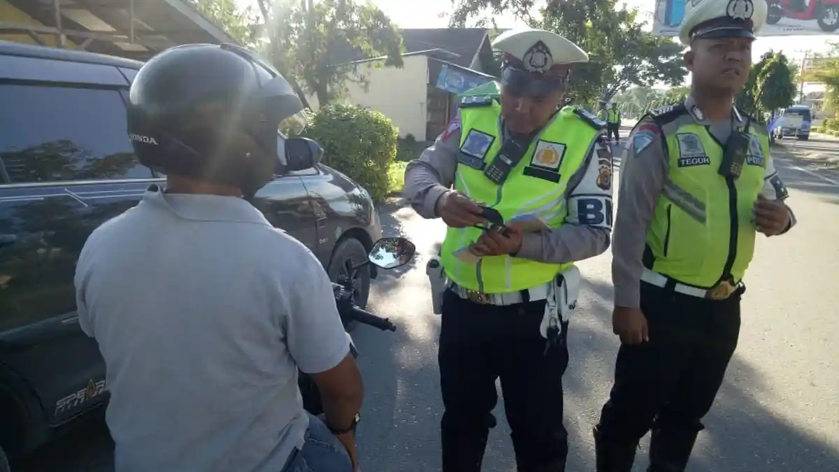 Operasi Zebra di Langsa 822 Pengendara Ditilang, Pelanggar Tertinggi Tidak Gunakan Helm