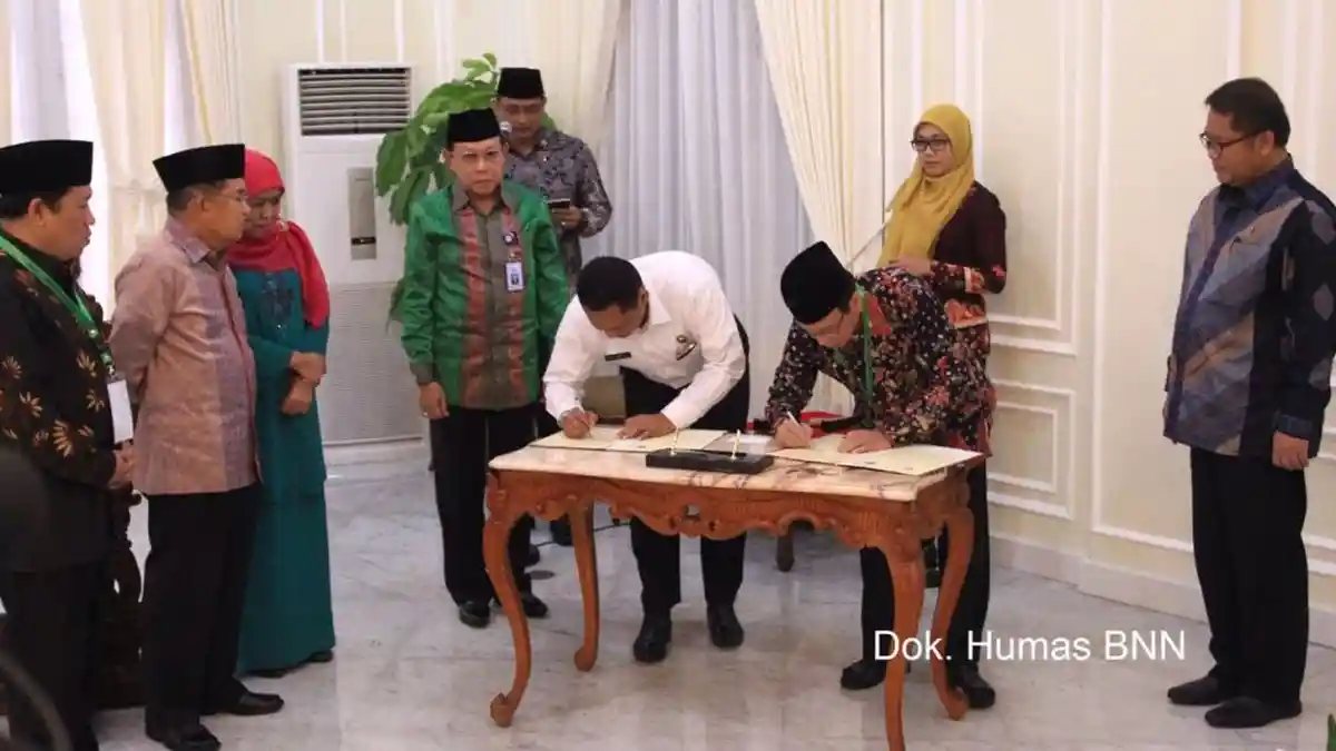 BNN Tandatangani MoU dengan Dewan Masjid Indonesia
