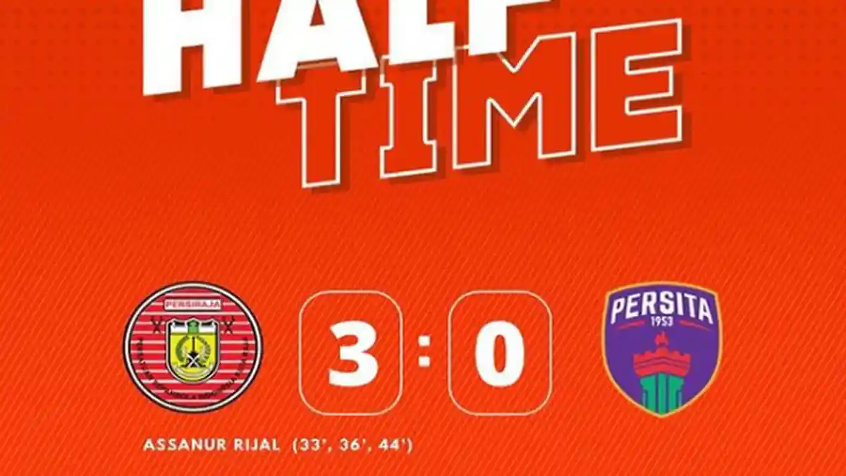 Hasil Babak Pertama Piala Menpora - Persiraja Kalahkan Persita, Assanur Rijal Hattrick