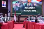 Kasum TNI Pimpin Rapat Konsolidasi Dansatpom TNI
