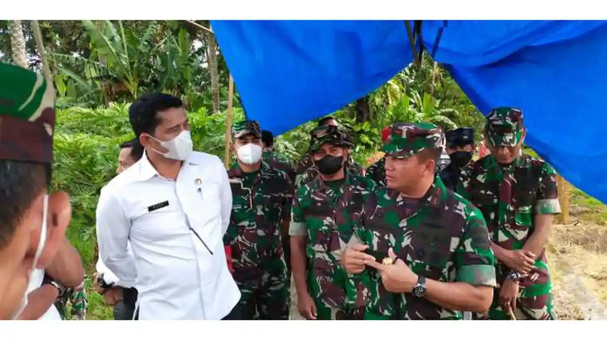 Sekda Padang Pariaman Langsung Dampingi Danrem Wirabraja, Kunjungi Sentra Pertanian dan Perikanan 