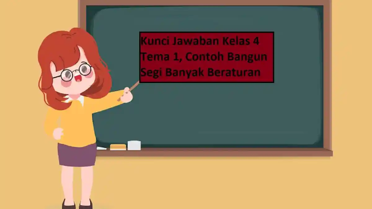 Kunci Jawaban Kelas 4 Tema 1, Contoh Bangun Segi Banyak Beraturan
