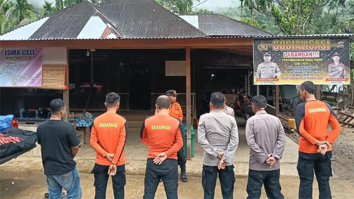 Kronologi Hanyutnya 4 Warga di Pasbar, Dua Orang Berhasil Selamat dan Dua Lainnya Terseret Arus