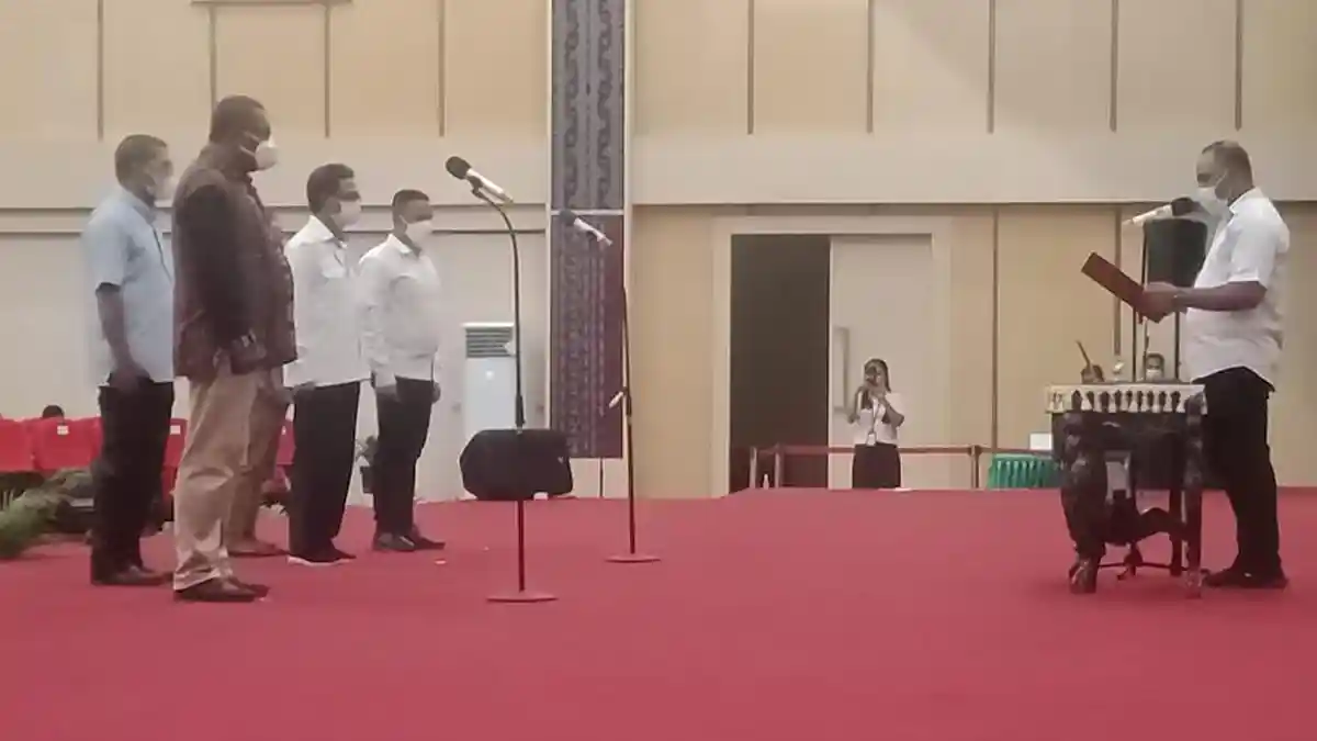 Jelang Pelantikan, Bupati Lembata dan Sabu Raijua Ikuti Gladi