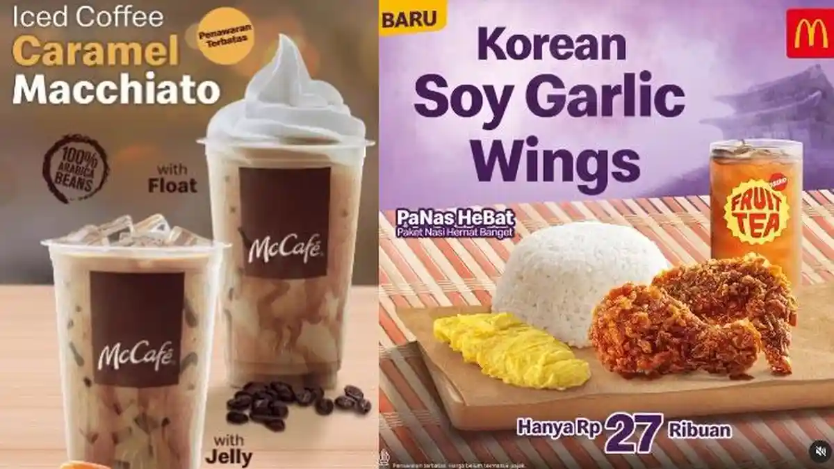 Promo McDonalds Hari Ini 21 Maret 2023, Ada Menu Baru Ice Coffe Caramel Macchiato dan Ayam Korea