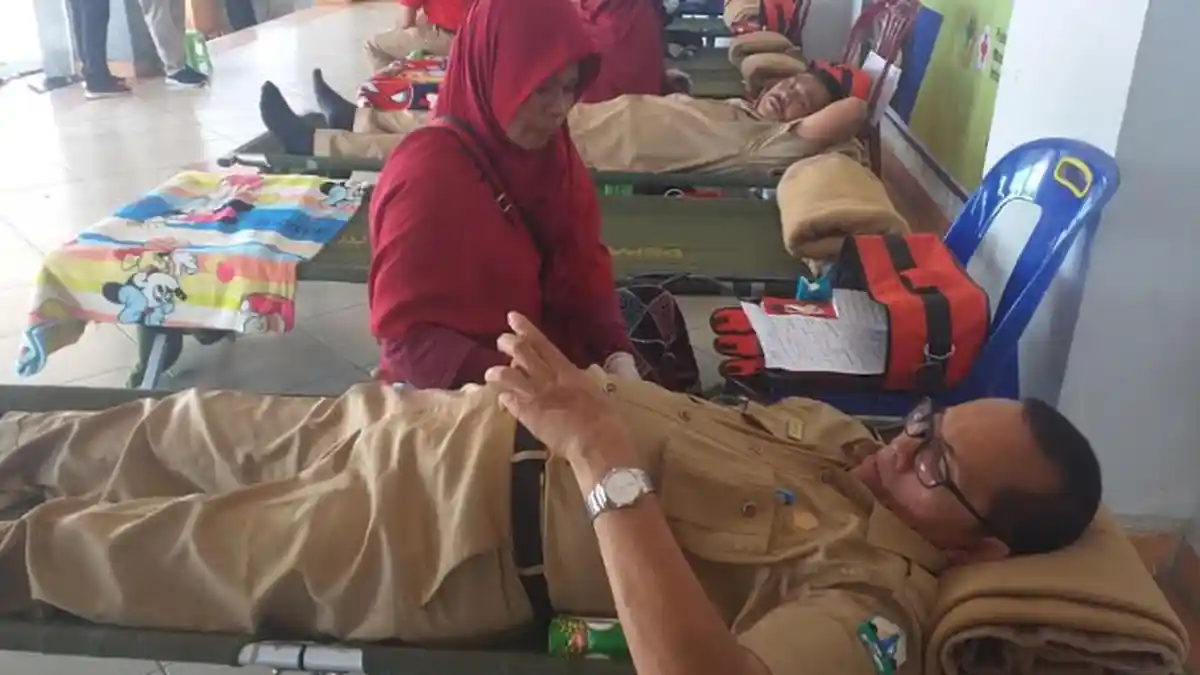 Pemkab Bireuen Sumbang Darah 110 Kantong untuk UTD RSUD Bireuen