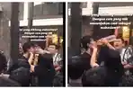 VIRAL Video Mahasiswa Pelaku Pelecehan Seksual Dihakimi di Kampus Depok, Dipaksa Minum Air Kencing