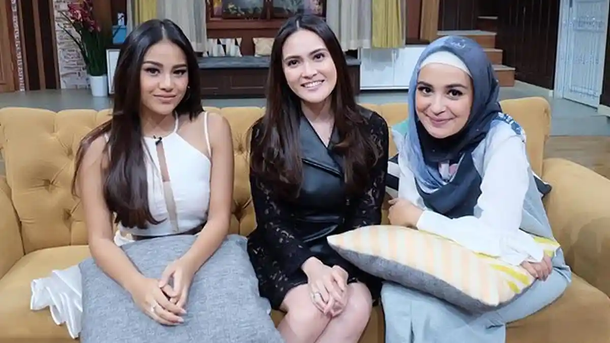 Foto Bareng Shireen Sungkar dan Shandy Aulia, Aurel Disebut Penuaan Dini