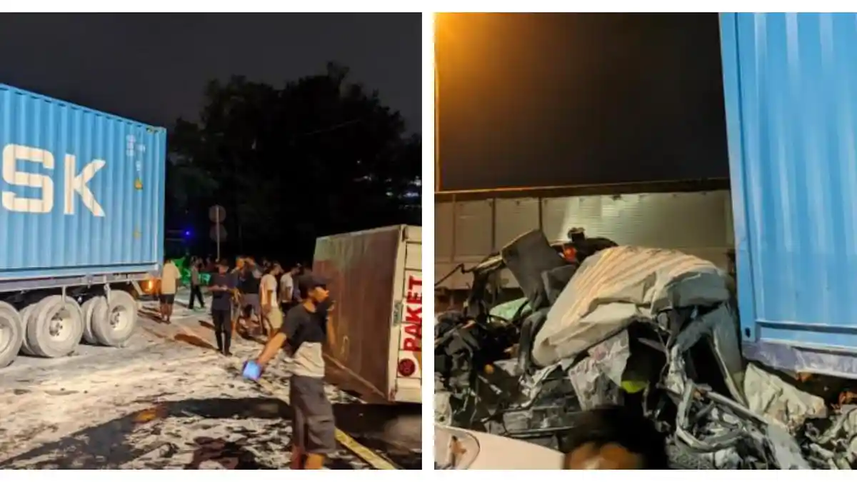BREAKING NEWS: Kecelakaan Beruntun di Tol Semarang, Diduga Libatkan 15 Kendaraan