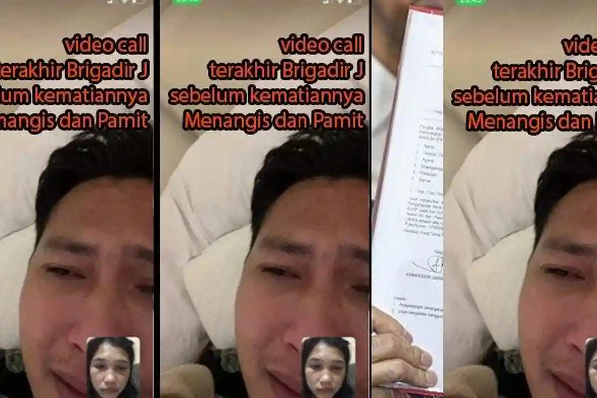 Rekaman Video Call Brigadir J ke Vera Simanjuntak, Pamit Akan Dibunuh Squad Lama yang Kurang Ajar