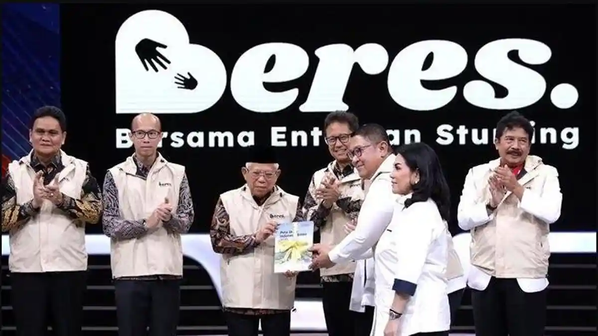 Wapres Maruf Amin Apresiasi Tribun Network Berperan Entaskan Stunting, Canangkan Gotong Royong Beres