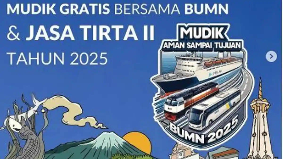 Mudik Gratis 2025 Bersama BUMN PT Jasa Tirta 2, Ini Syarat dan Tahap Pendaftarannya