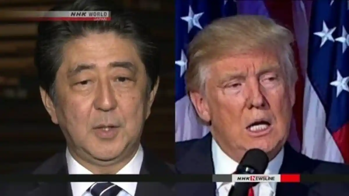 5 November Presiden AS Donald Trump Dijadwalkan Temui Shinzo Abe dan Kaisar Jepang