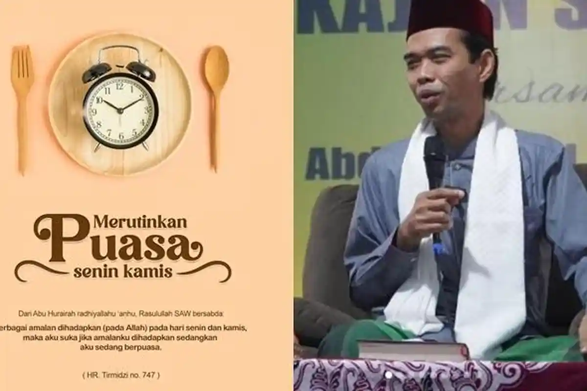 Niat Puasa Senin Kamis Digabung dengan Qadha Ramadhan Menurut Ustaz Abdul Somad