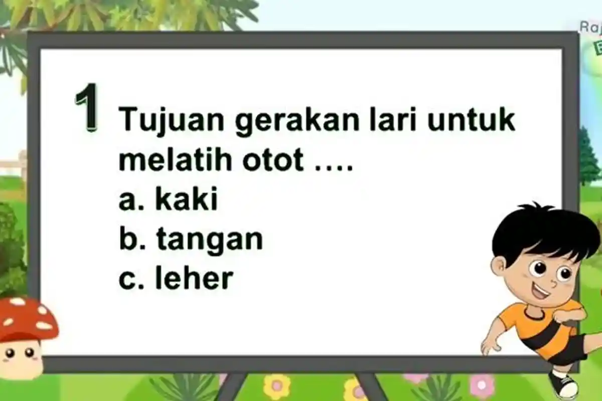Kisi-kisi Soal PTS/UTS PJOK Kelas 1 SD/MI Semester 1 Kurikulum Merdeka, Lengkap Kunci Jawaban