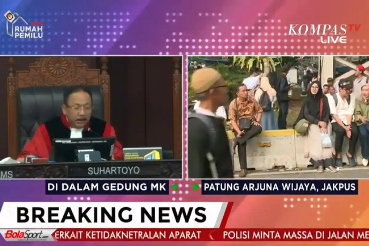 MK Tolak Dalil Prabowo - Sandiaga Soal Pengaturan Suara Tak Sah Beberapa Kabupaten di Jawa Tengah