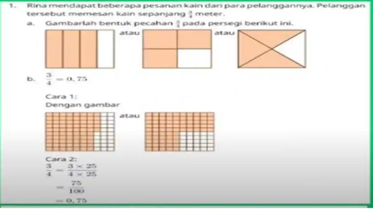 Kunci Jawaban Soal Matematika Kelas 6 SD Hal 40-44 Kurikulum Merdeka