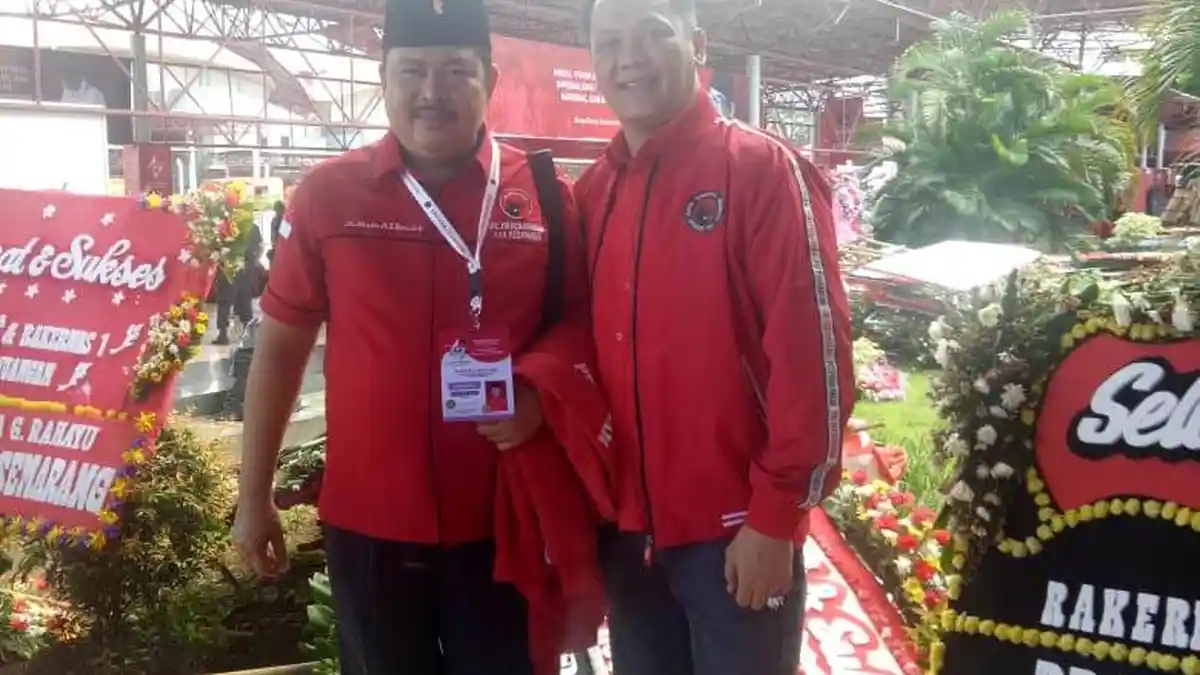 Nasir Jumpa Aries Sandi, Dua Balon Bupati Pesawaran Bertemu di Area Rakernas PDI Perjuangan