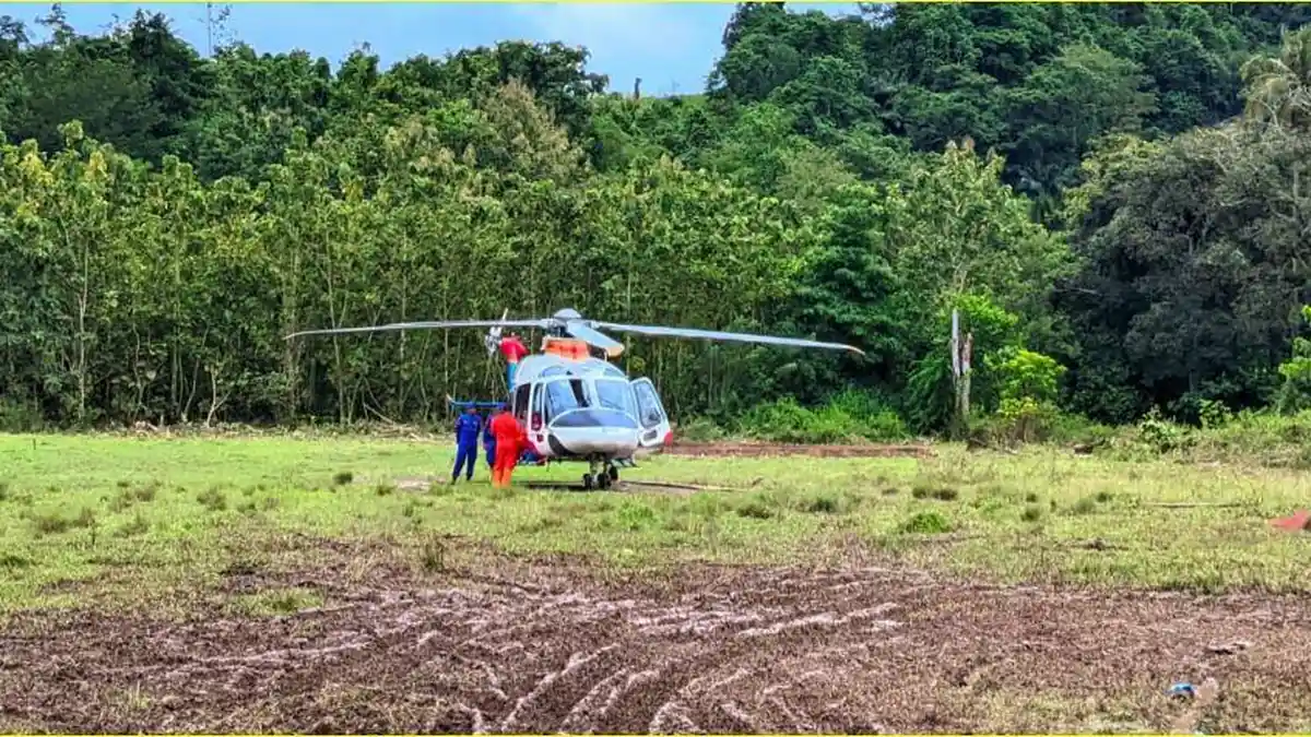 Cuaca Buruk di Tambang Emas Suwawa, Tim SAR Tunda Evakuasi Korban Pakai Helikopter