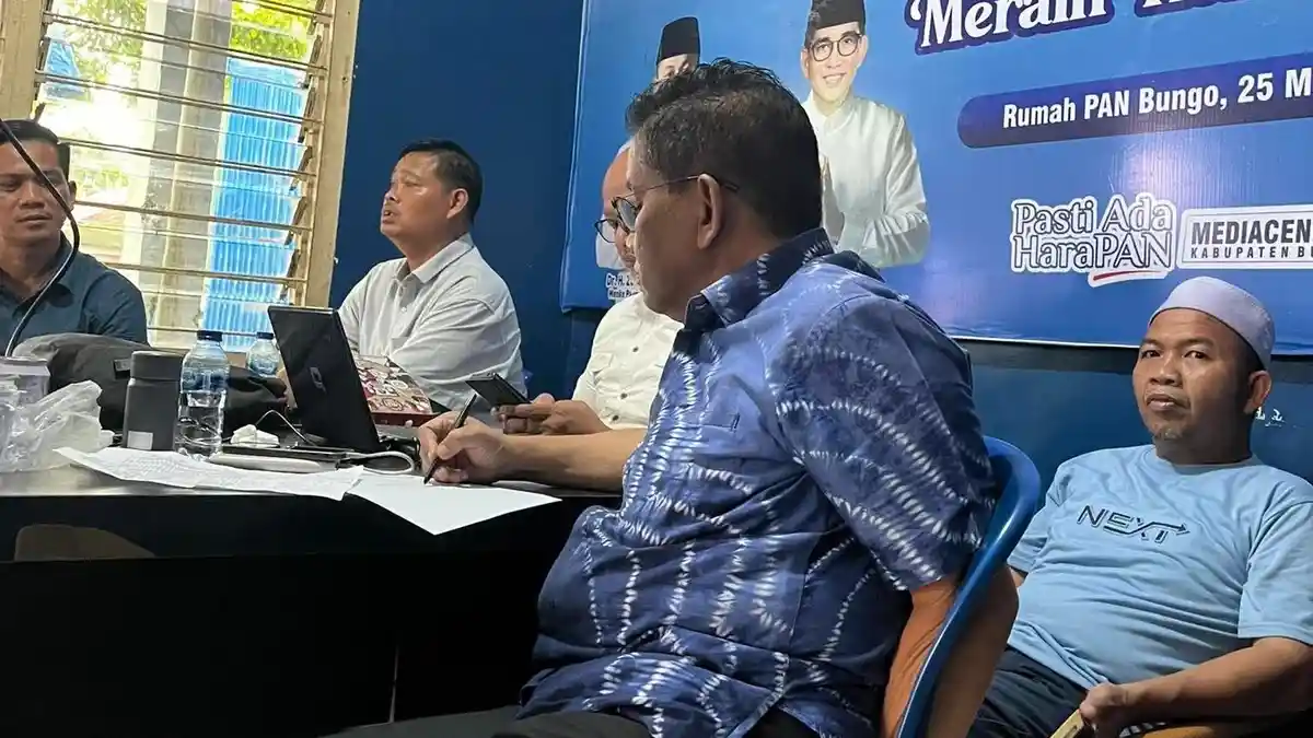 H Bakri Ikut Pantau Quick Count PSU Pilkada Bungo Jambi