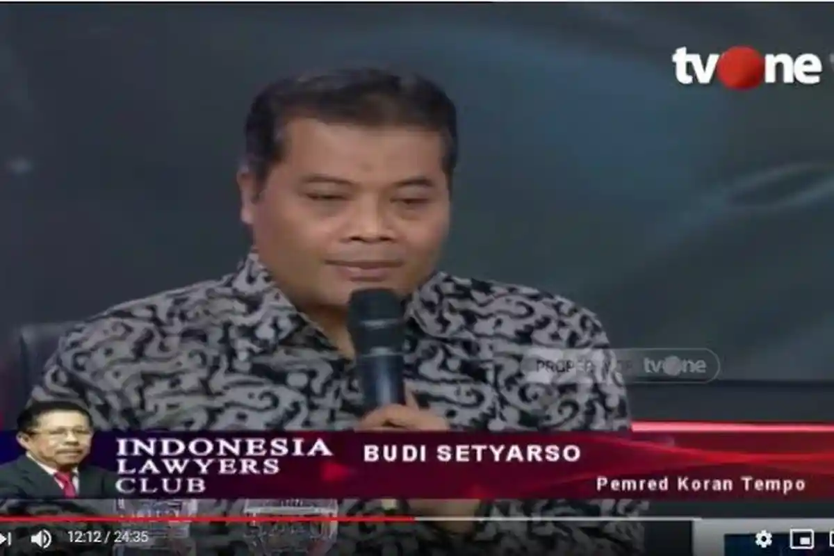 Beda Jurnalis dan Buzzer, Wartawan Senior Budi Setyarso: Mereka akan Melakukan Kroscek Dulu