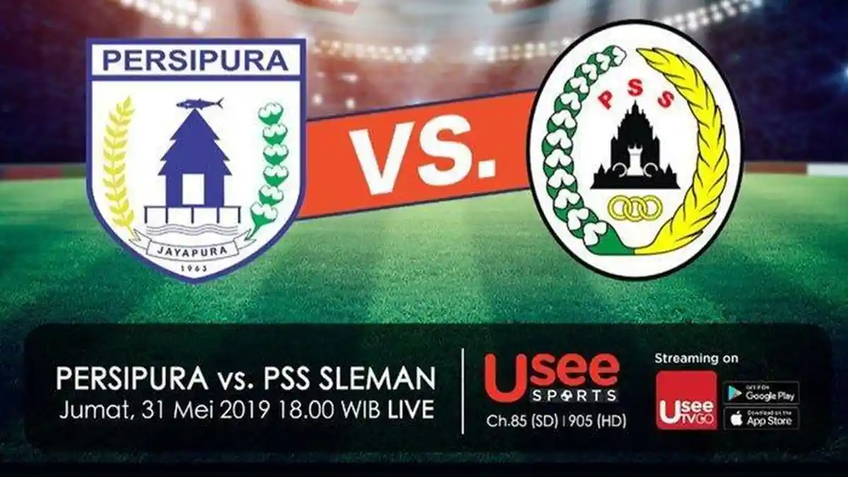 LIVE Streaming Indosiar Persipura vs PSS Sleman Liga 1 Jam 18.00 WIB