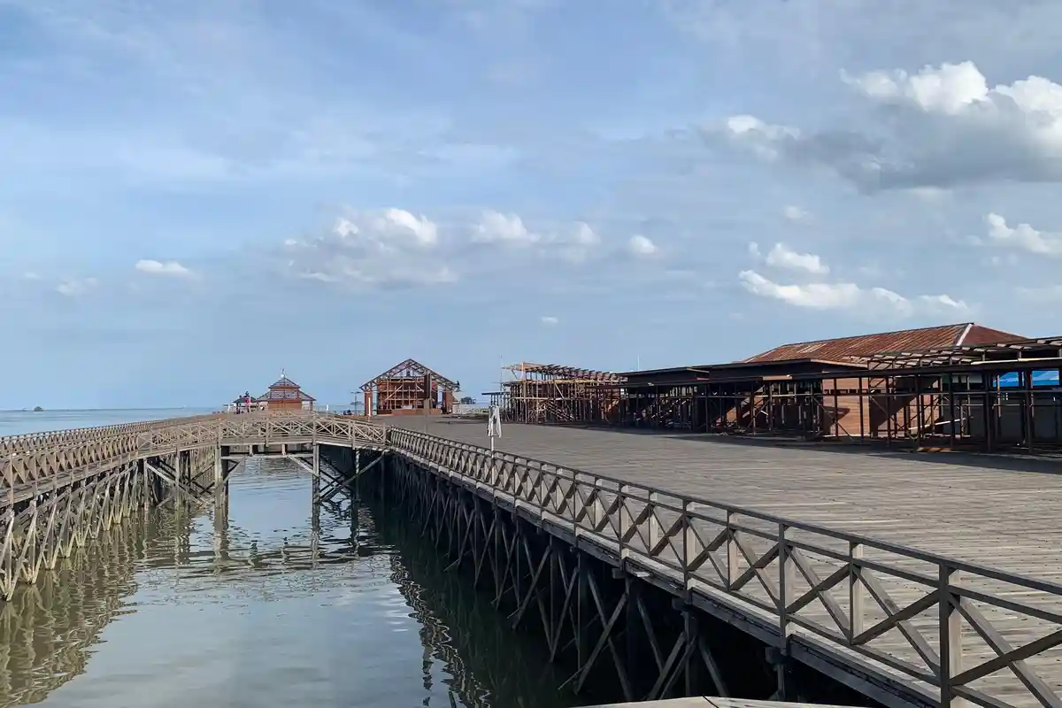 Wajah Baru Bontang Kuala, Revitalisasi Tahap II Hampir Tuntas, UMKM Dapat 45 Lapak