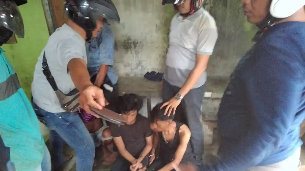 Gempur Sarang Narkoba, Dua Pengedar dan Pecandu Diringkus Polres Pelabuhan Belawan