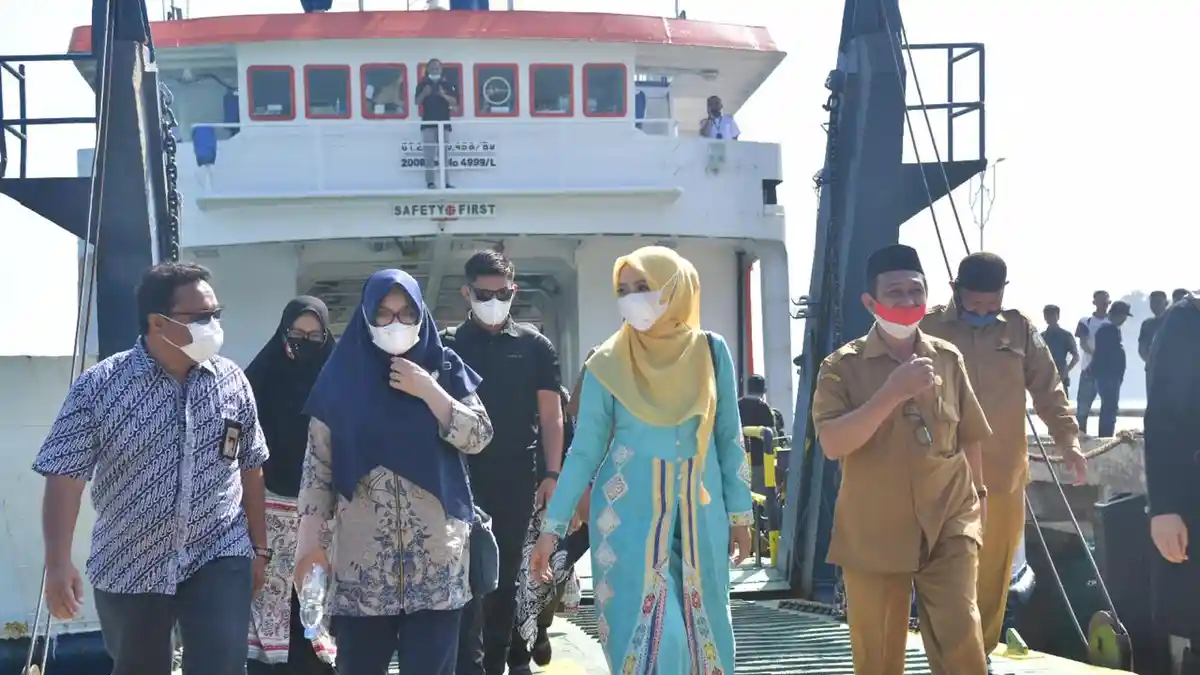 Satgas Covid-19 Aceh Sosialisasi Protkes Covid-19 di SMAN 1 Pulo Aceh