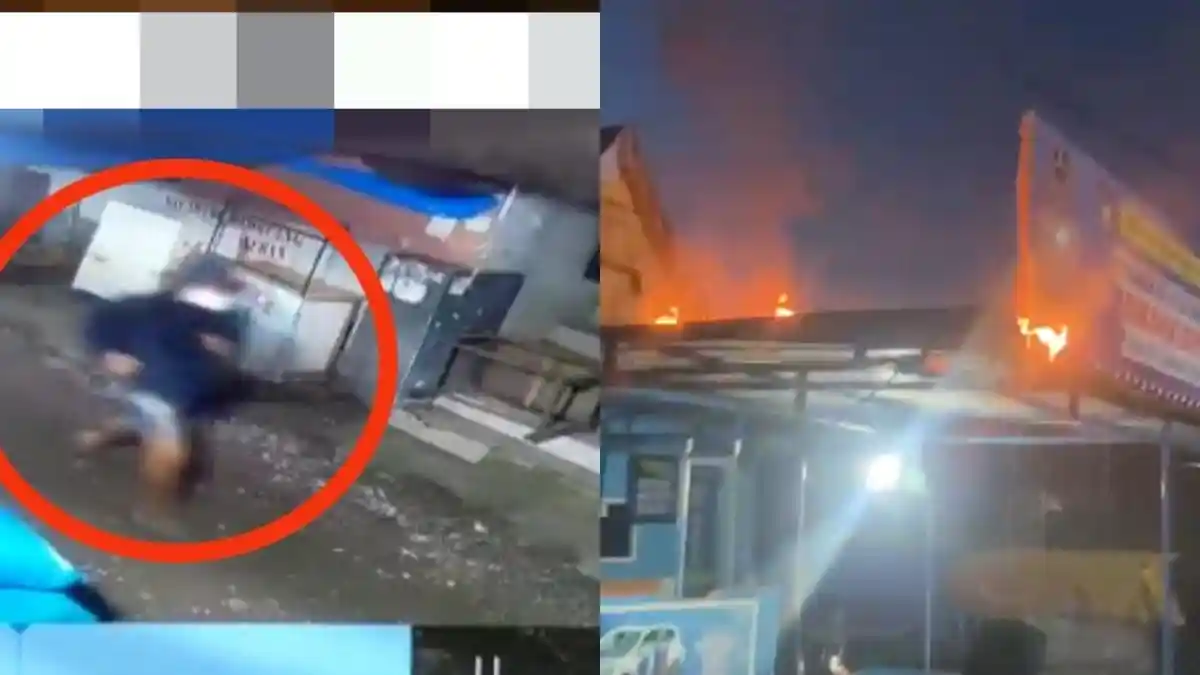 Pos Lantas Pinrang Terbakar Diduga Dilempar Bom Molotov OTK, Polisi Dalami Motif