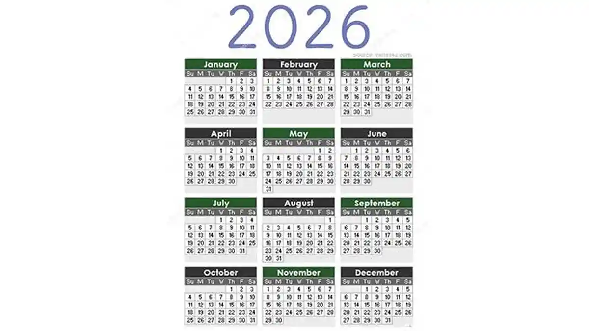 Kalender 2026, Tanggal Merah Lengkap Libur Panjang Imlek 2026 dan Link PDF