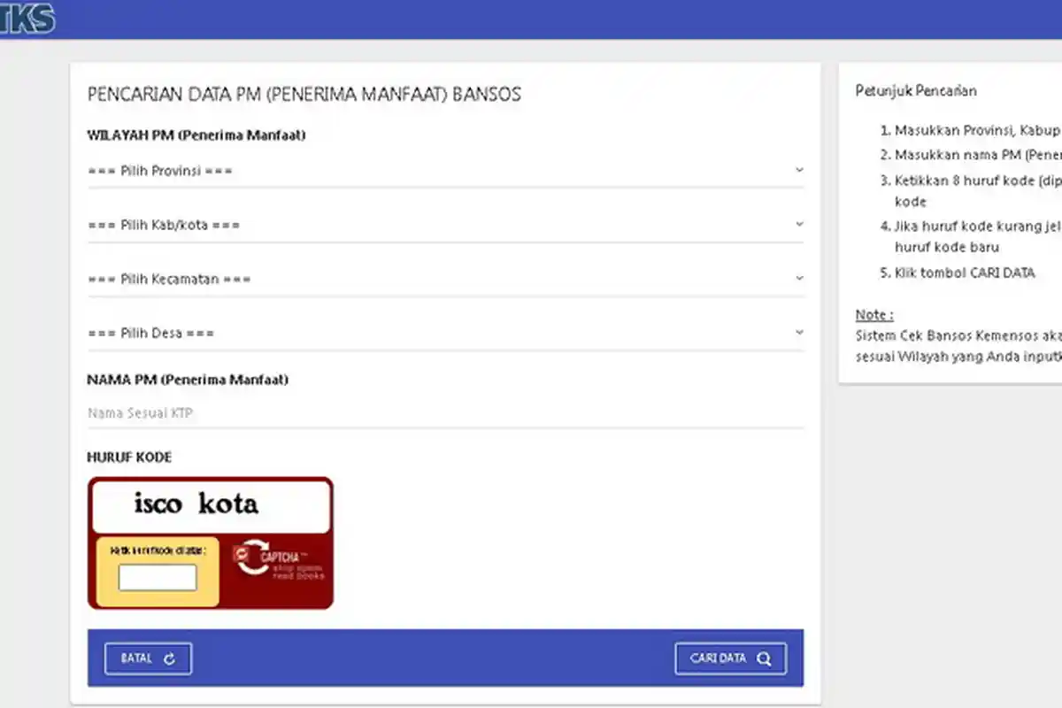SIAPKAN KTP, CEK Status Penerima Bansos PKH Tahap II Cair Mei 2022, Login cekbansos.kemensos.go.id