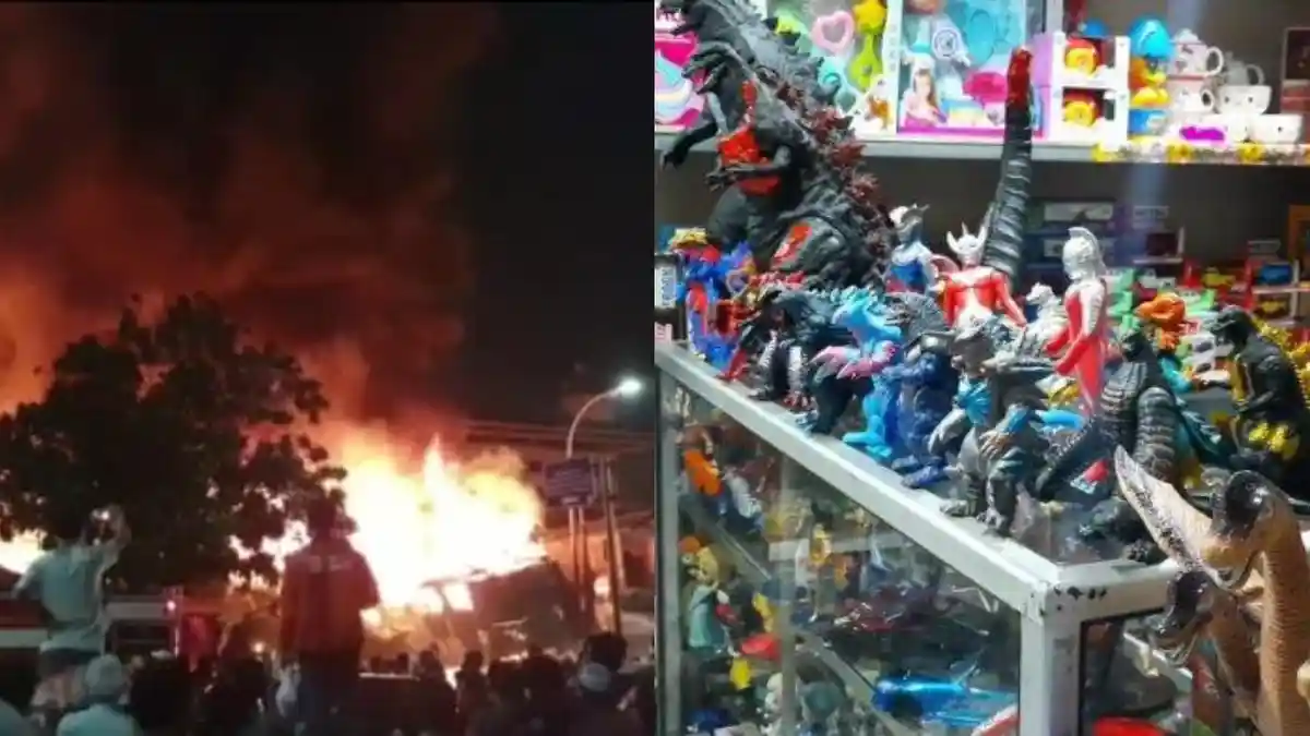 Pasar Gembrong Kebakaran Hebat, Surga Belanja Mainan Murah yang Terpuruk Diterpa Pandemi
