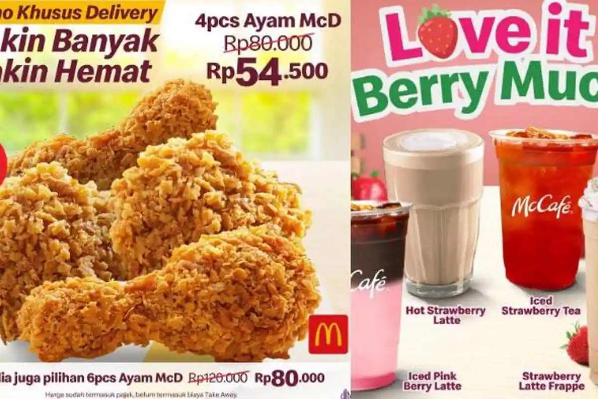 Promo McDonalds Hari Ini 11 Februari 2023, Tersedia Paket Ayam Krispy dan Nasi Serta Dessert