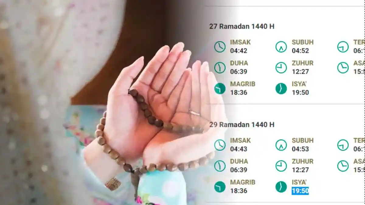 Jadwal Imsak Hari Ini: Senin 3 Juni 2019/ 29 Ramadhan 1440 H DKI Jakarta dan Kota Besar di Indonesia