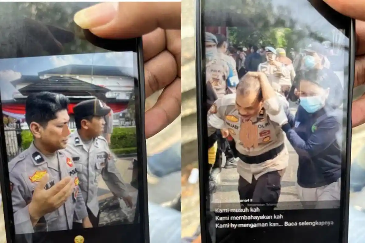 Dua Polisi di Jambi Terluka hingga Berdarah-darah, Bentrok Demo di Gedung Dewan