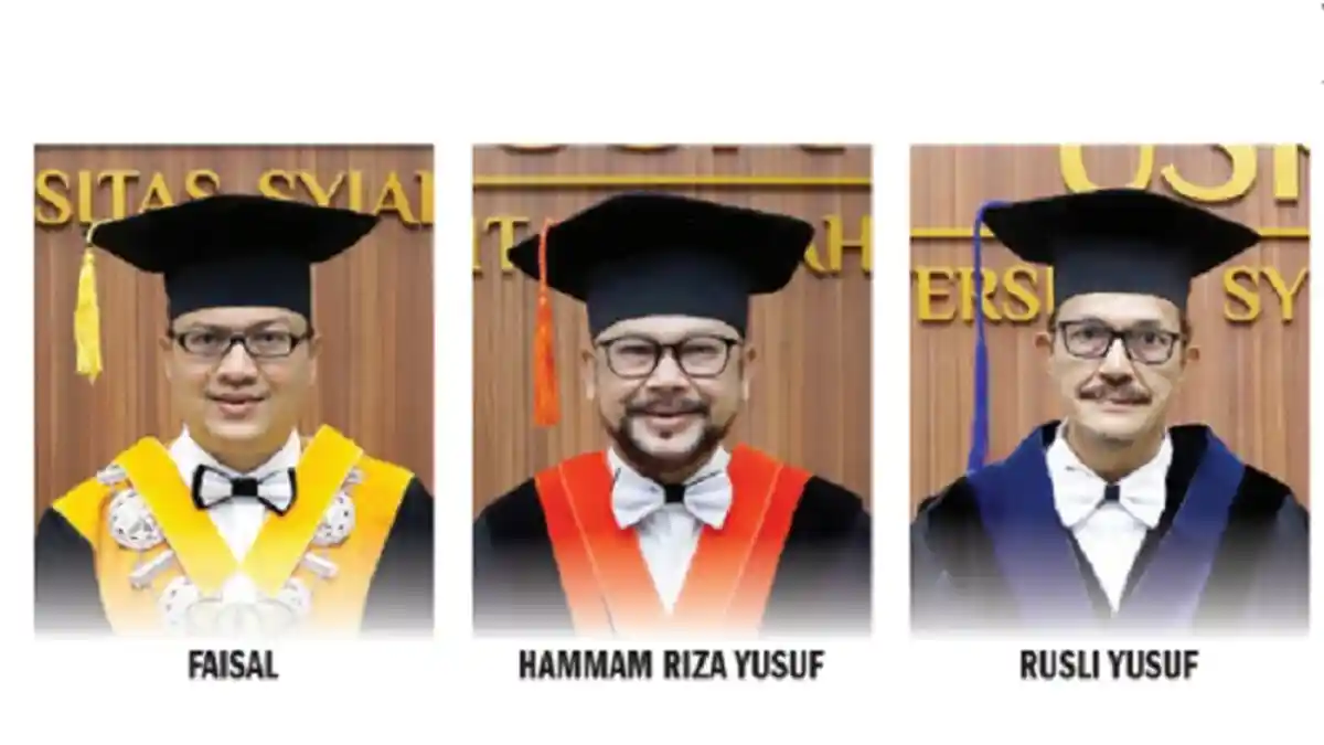 USK Kembali Kukuhkan Tiga Profesor Baru