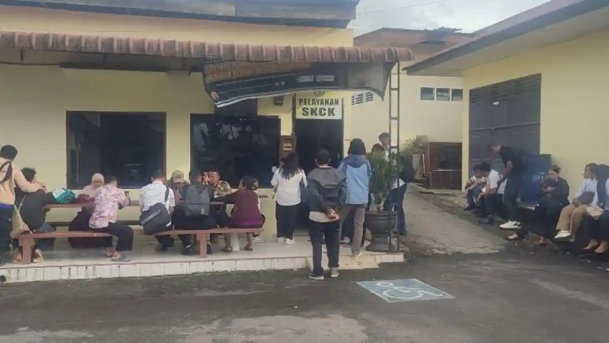 Setelah Pengumuman Kelulusan 644 PPPK, Pengurusan SKCK di Polres Dairi Ramai