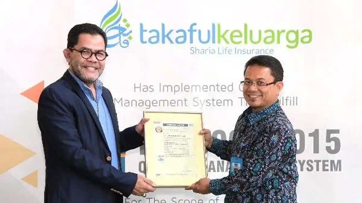 Takaful Keluarga Raih Sertifikasi ISO 9001:2015